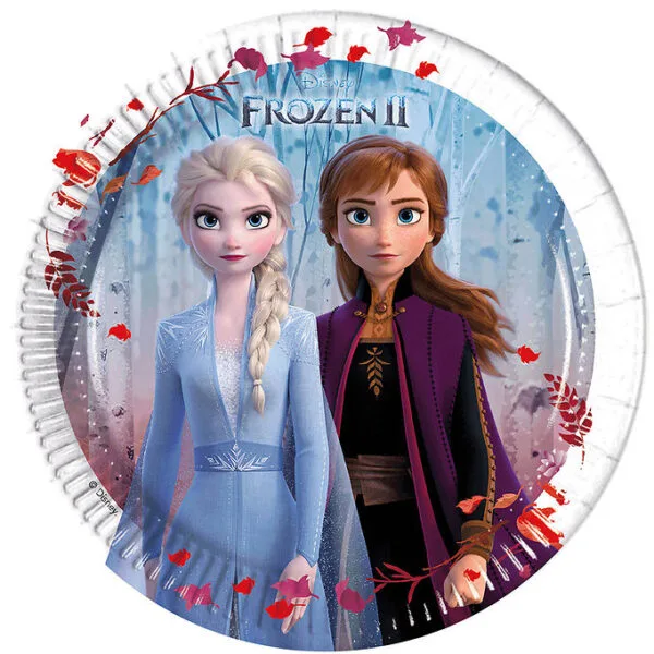 Pratos de Papel Frozen 19,5cm c/8