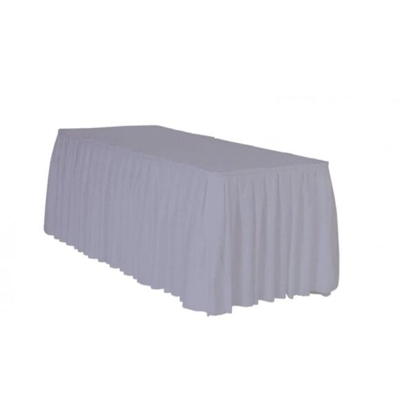 Saia De Mesa Festas Prata 73x426cm