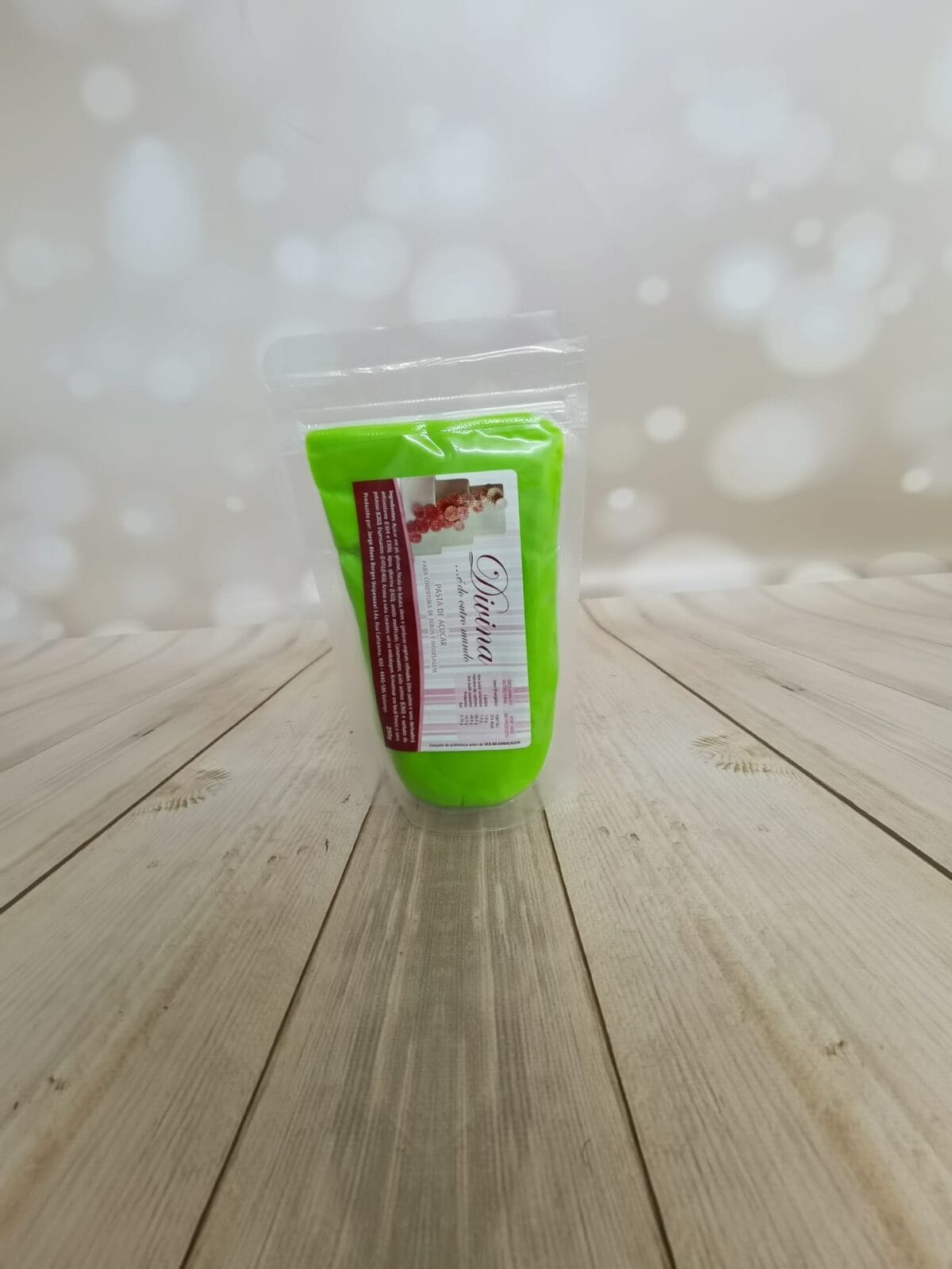 Pasta Açúcar Divina 250g Cor Verde 2 - Image 1