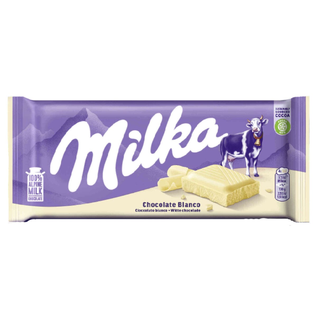 Milka Branco 100gr - Image 1