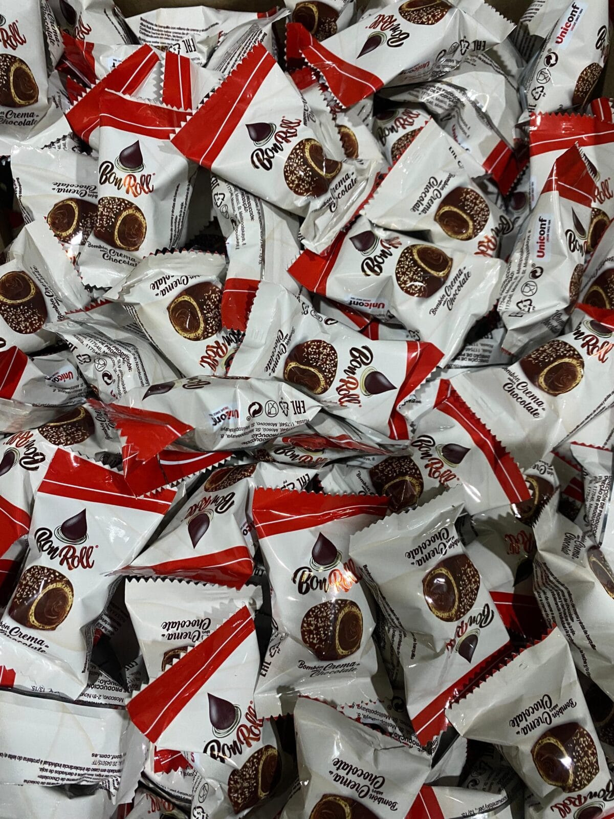 Uniconf Bon Roll Bombom Creme Chocolate 2kg - Image 1