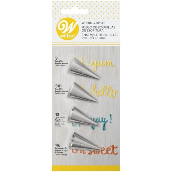 Bicos para Bolos Escrever com 4 Wilton