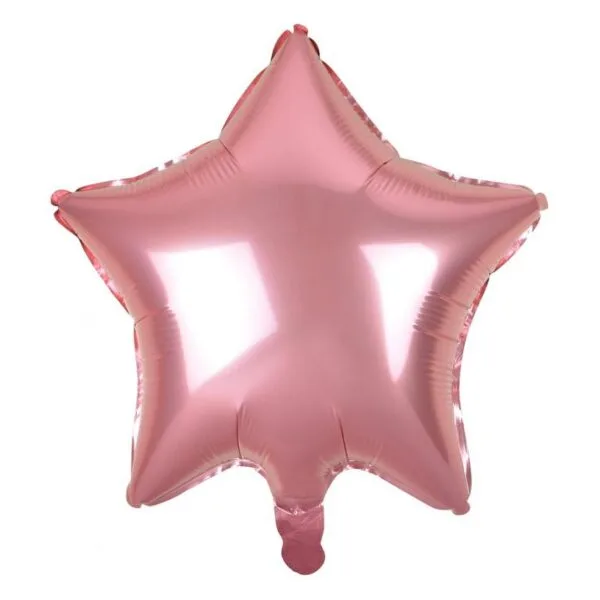 Balão Foil Estrela 19'' Rosa Claro