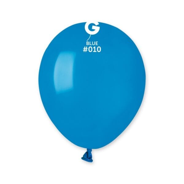 Balões Latex #010 Azul 5'' Gemar c/100