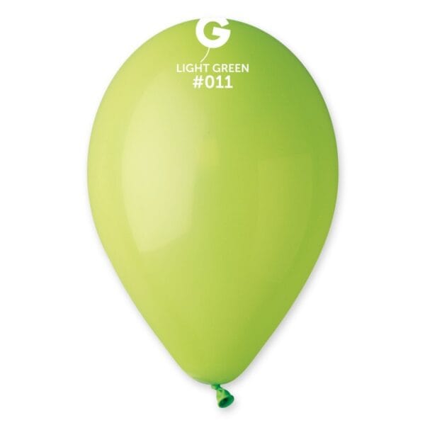 Balões Latex #011 Verde Claro 12'' Gemar c/100