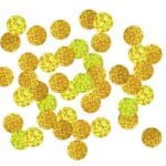 Saco Confettis Redondos Dourado 250gr