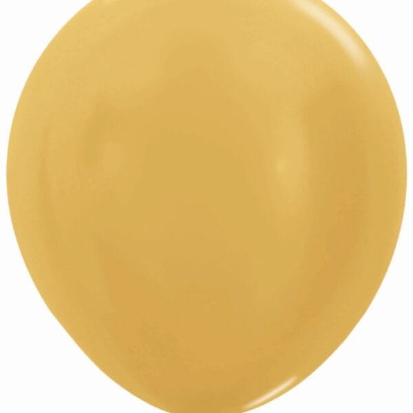Balões Latex Ouro Metal 45cm c/15 Sempertex