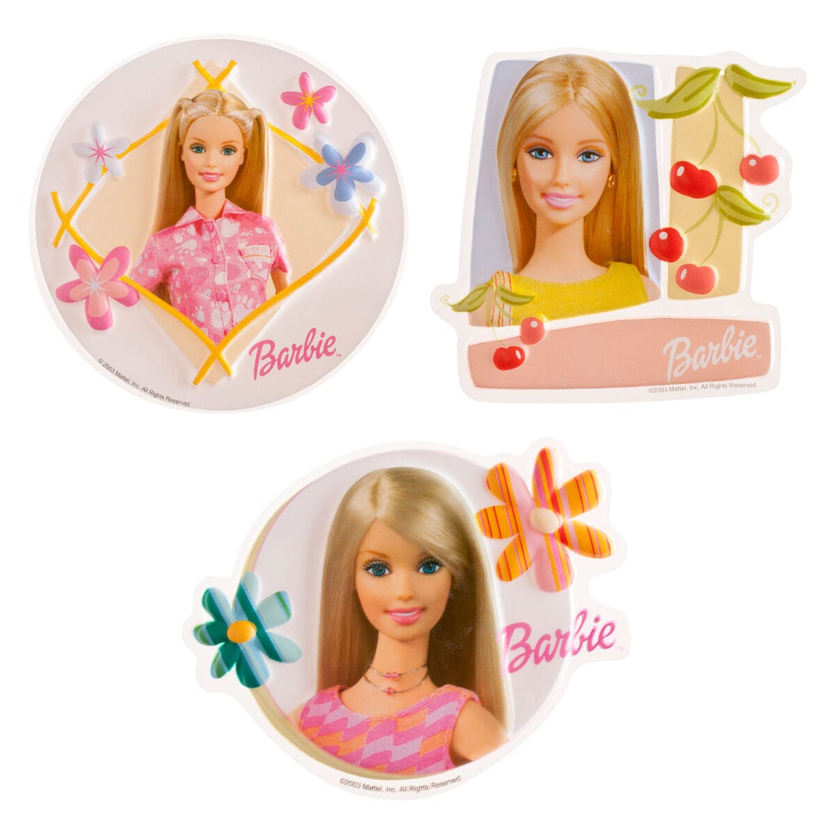 Dekora Silhueta Plástico Barbie 2D 18cm 3 Modelos - Image 1