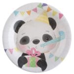 Pratos Papel Panda 21.5cm c/10
