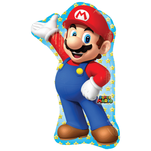 Balão Foil Super Mario SuperShape 55x83cm