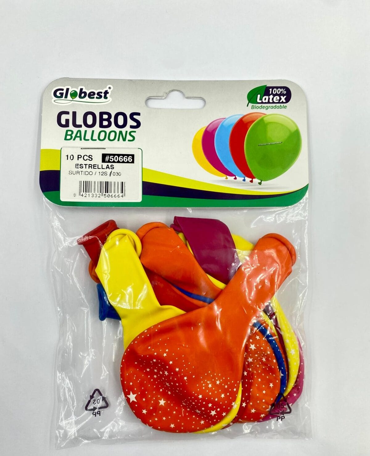 Balões Latex Globest Estrelas 30 cm c/10 - Image 1