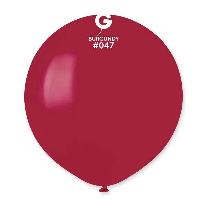 Balões Latex #047 Burgundy 19'' Gemar c/50 - Image 1