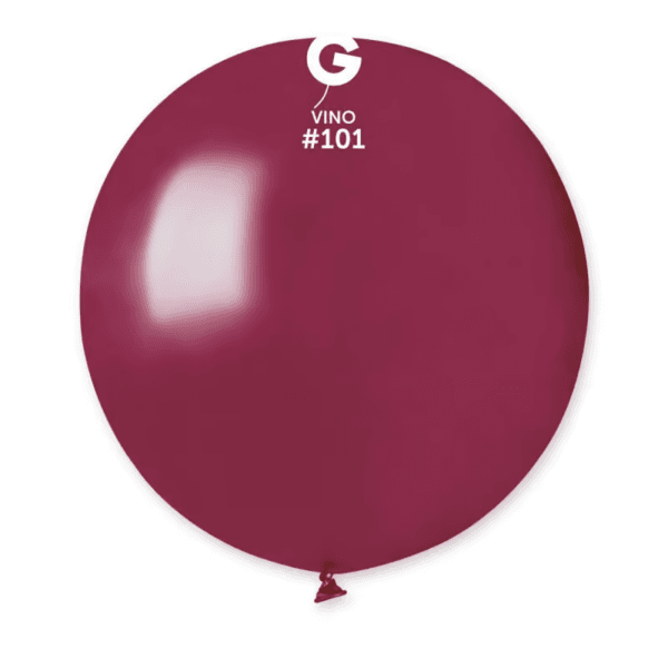 Balões Latex #101 Vino 19'' Gemar c/25