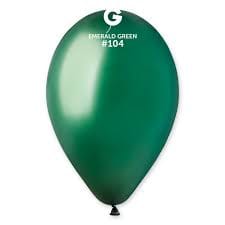 Balões Latex #104 Verde Garrafa 12'' Gemar c/100