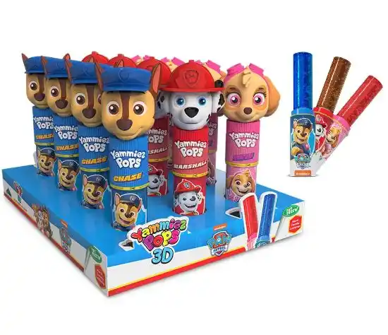 Chupa Paw Patrol 3D Push Pop c/12