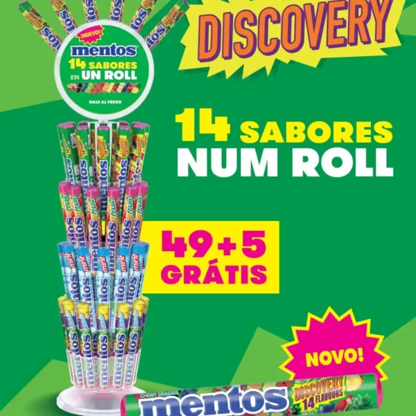 Mentos Espiga 49 + 5 Grátis